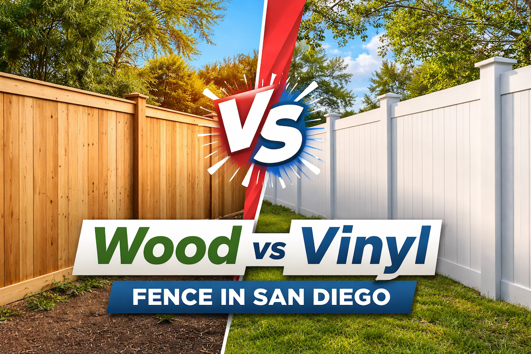 Wood Fence or Vinyl Fence In San Diego